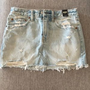 Abercrombie Low Rise Micro Mini Skirt Size 24
